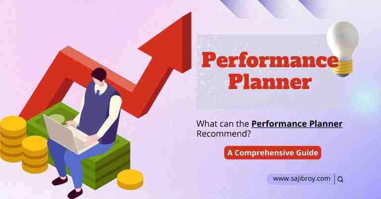 What can the Performance Planner Recommend